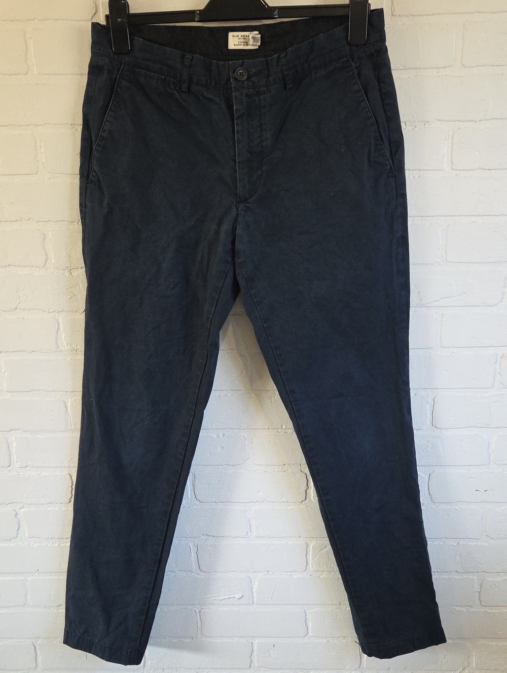 Club Monaco Dark Navy Slim Chinos